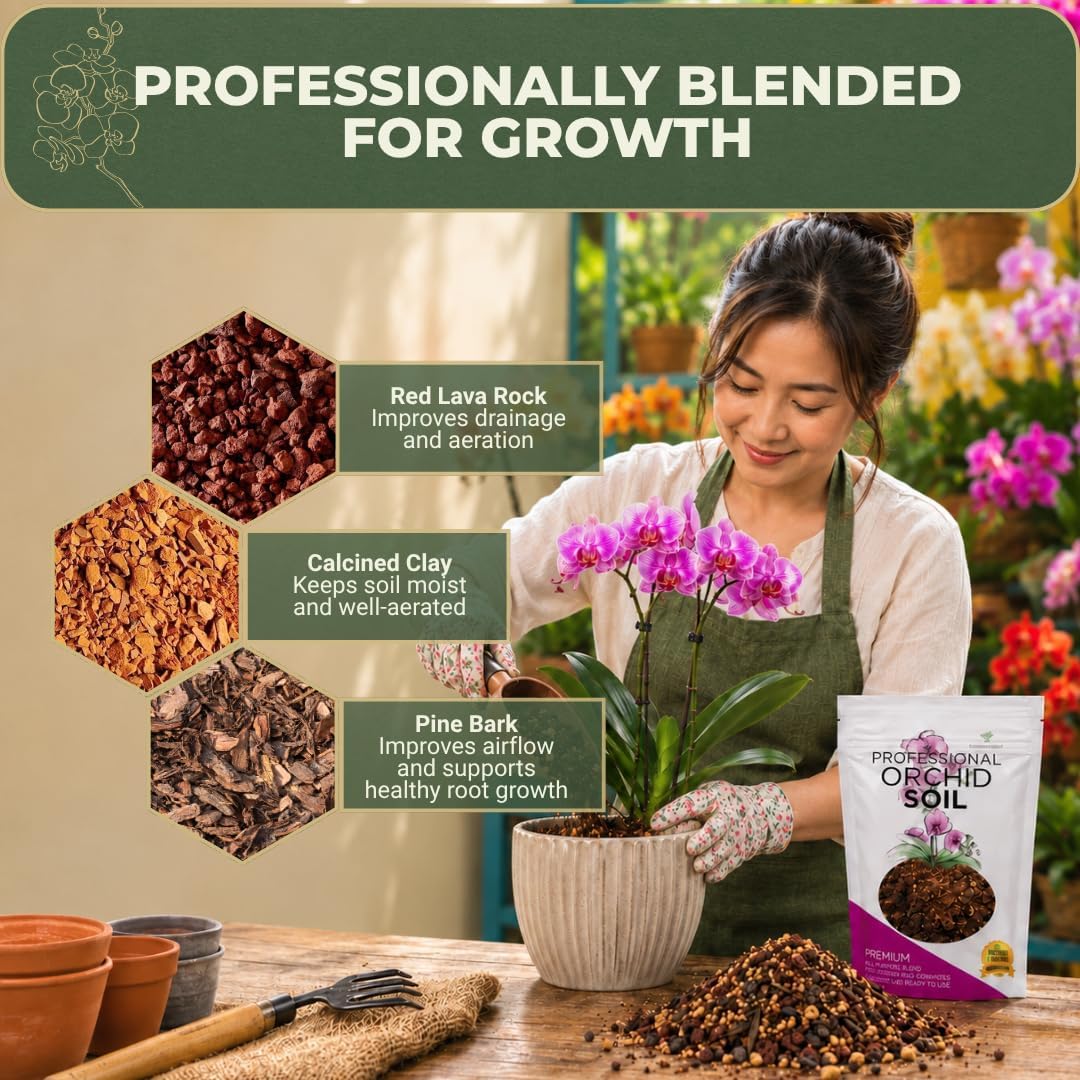 Professional Bonsai Soil Mix Ready to Use | Large 2.2 Quarts, Premium Potting Soil for Bonsai Trees