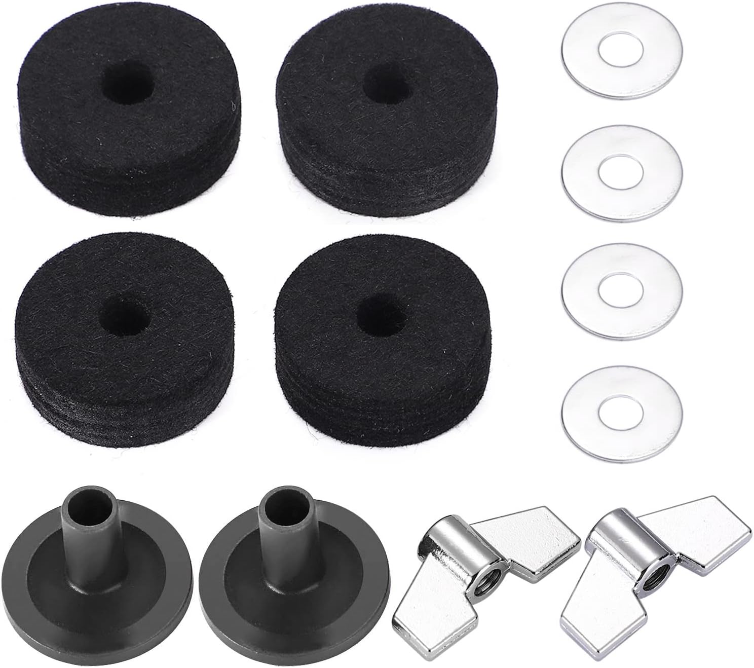 Facmogu 23PCS Cymbal Accessory Set, Drum Cymbal Replacement Accessories