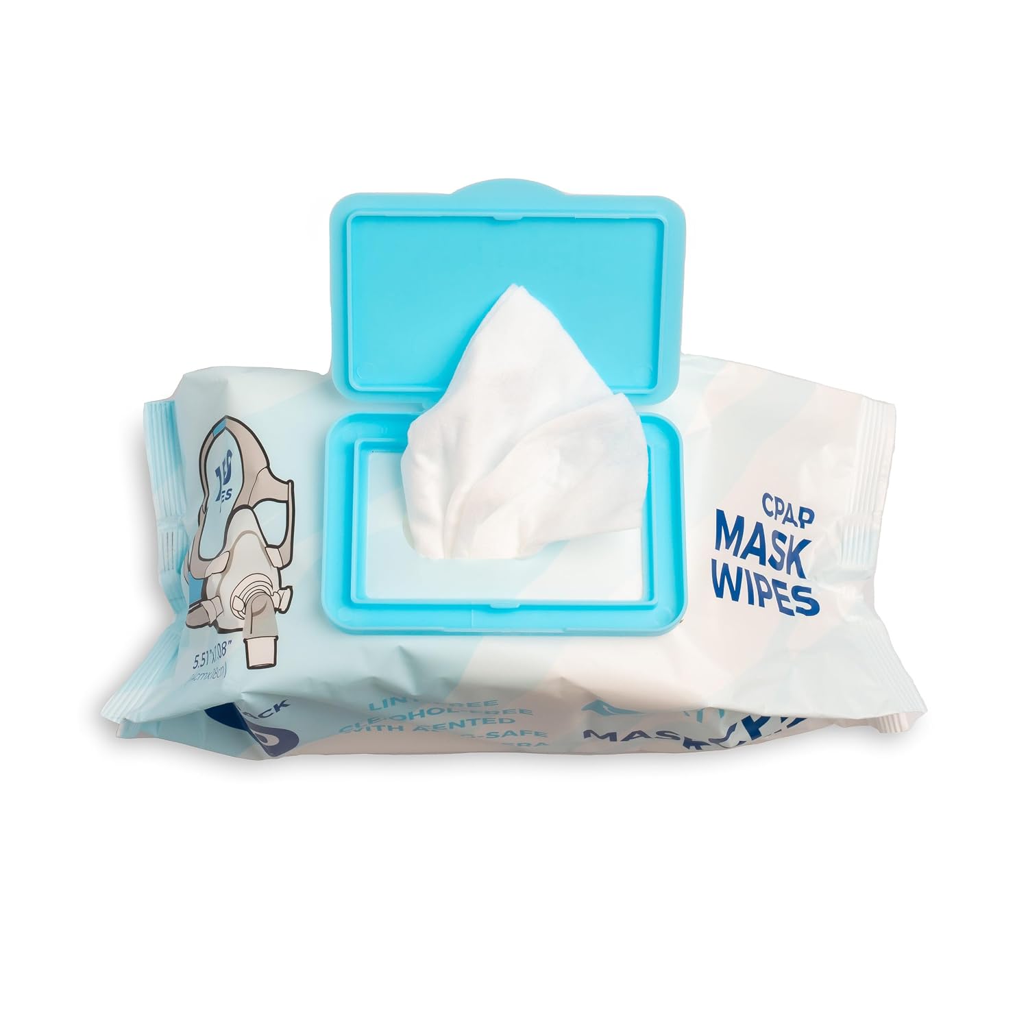 Snugell CPAP Mask Wipes - Travel Size 150 Count (150 Count (Pack of 2), Unscented)