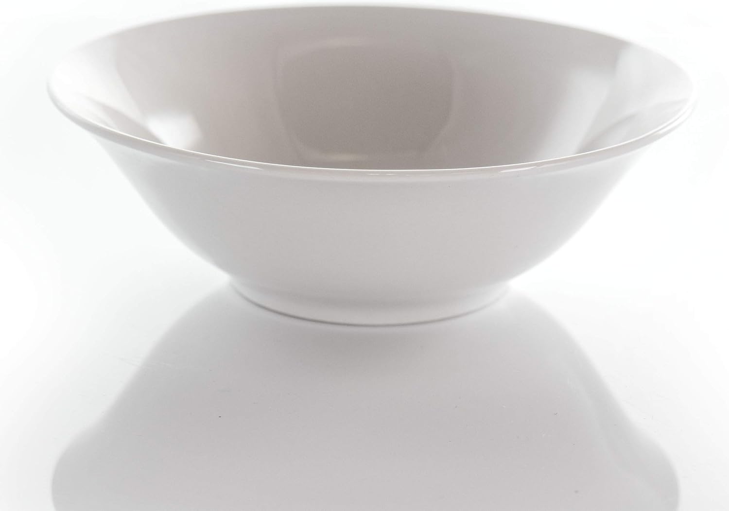 Elama Cara 16 Piece Round Porcelain Dinnerware Set in White