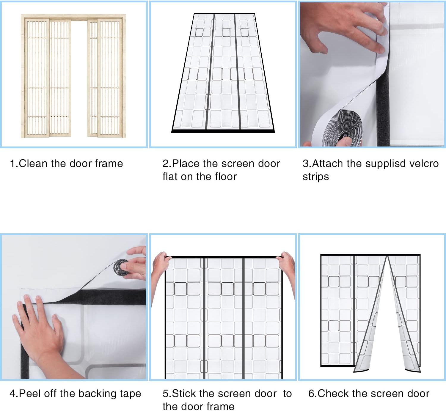 Insulated Door Curtain, Thermal Magnetic Self-Sealing EVA Door Screen Winter Stop Draft Keep Cold Out Door Cover for Kitchen, Bedroom