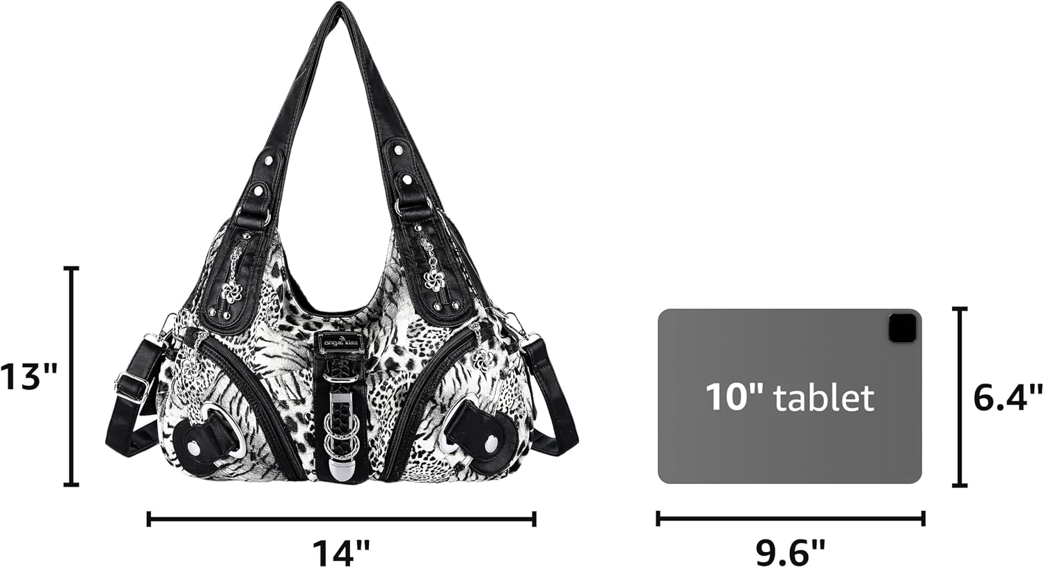 Angelkiss Hobo Purses and handbags for Women Satchel Handbag Women Purses Large Daily Shoulder Bags