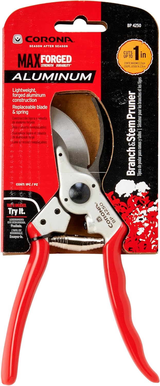 Corona Tools BP 4250 MAXFORGED Aluminum Bypass Pruner, 1-Inch Cut Capacity
