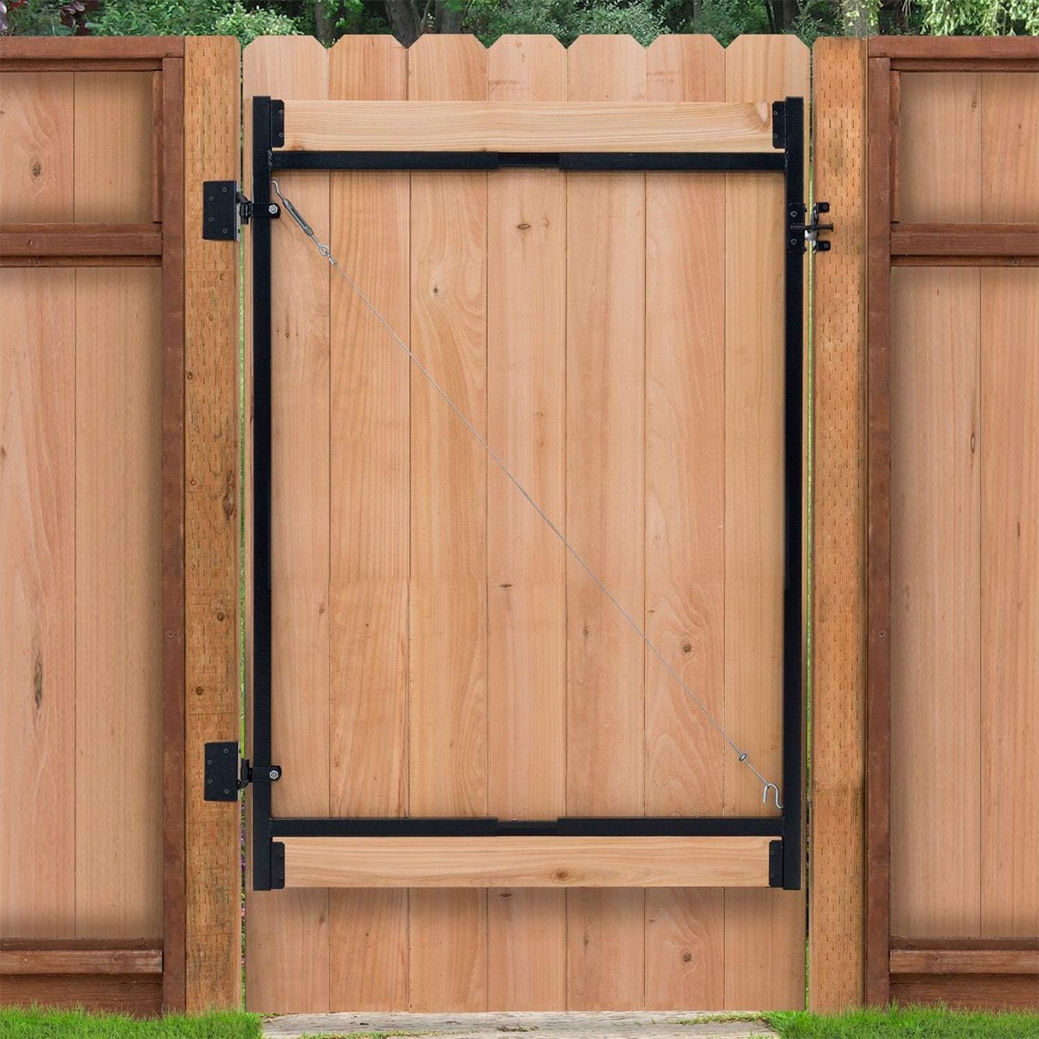 Adjust-A-Gate 2-Pack Anti-Sag Original Wide Width Full-Frame Gate Kit, Fits 60-90" Opening