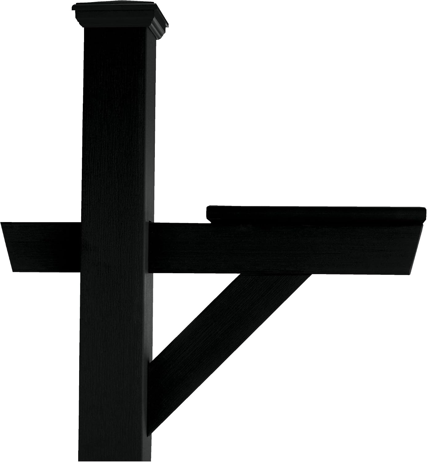 Highwood AD-MLBX1-CGE Hazelton Mailbox Post, Coastal Teak