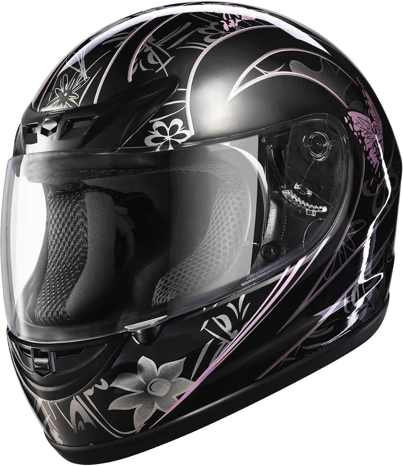 Full Face Motorcycle Helmet Adult ATV Helmet DOT Approved | Ultra-Lightweight, with Anti-Fog Visor, Breathable Liner, For Street Bike