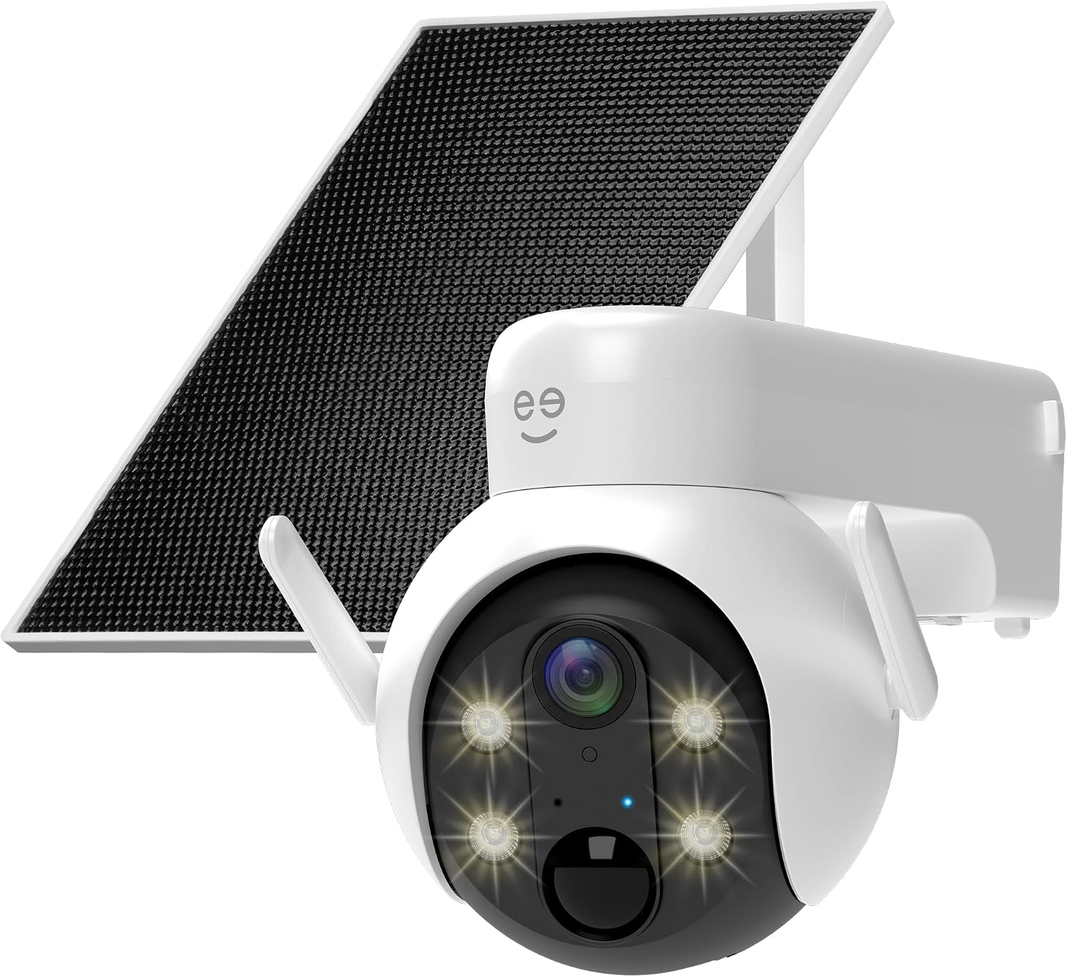 Geeni Insight 3MP Smart PTZ Solar Security Camera – Auto-Follow Motion Tracking, 2K HD Wire-Free Outdoor WiFi Camera with 3W External Solar Panel
