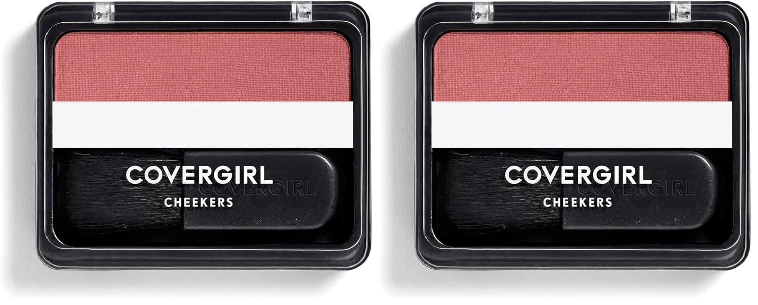 COVERGIRL - Cheekers Blush, Soft, blendable, lightweight formula, easy & natural look, 100% Cruelty-Free