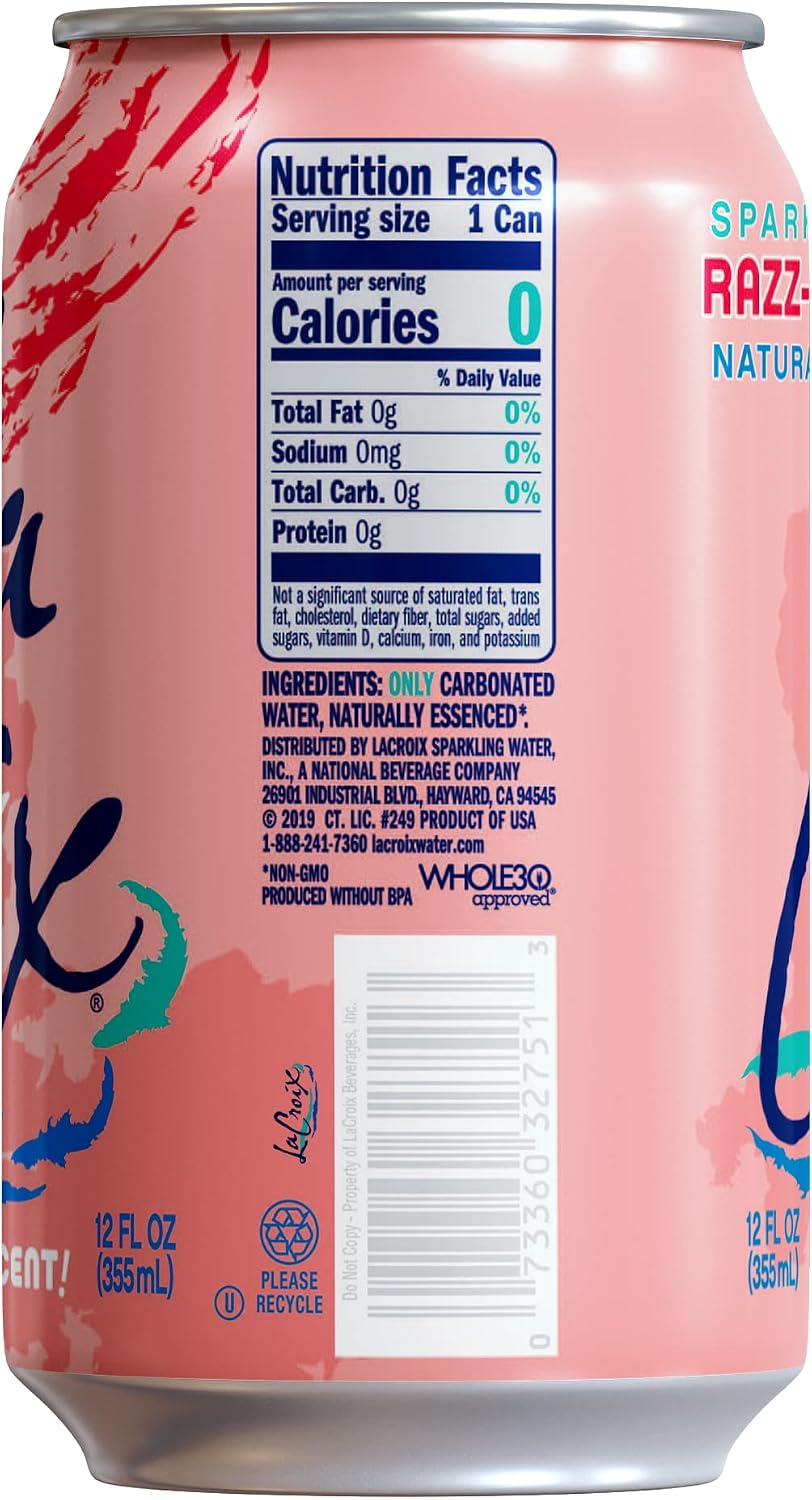 LaCroix Sparkling Water | Pineapple Coconut Flavor | 8-Pack | Naturally Essenced, Zero Calorie, Sodium Free | 12 Fl Oz Cans