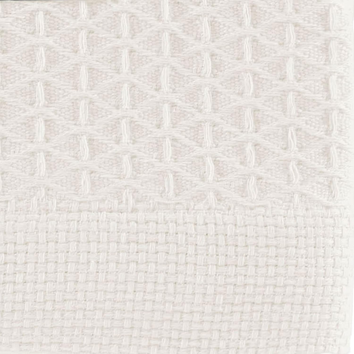 Nautica - Queen Blanket, Diamond Weave Cotton Bedding, Medium-Weight for All Seasons, Oeko-Tex Certified (Baird Navy)