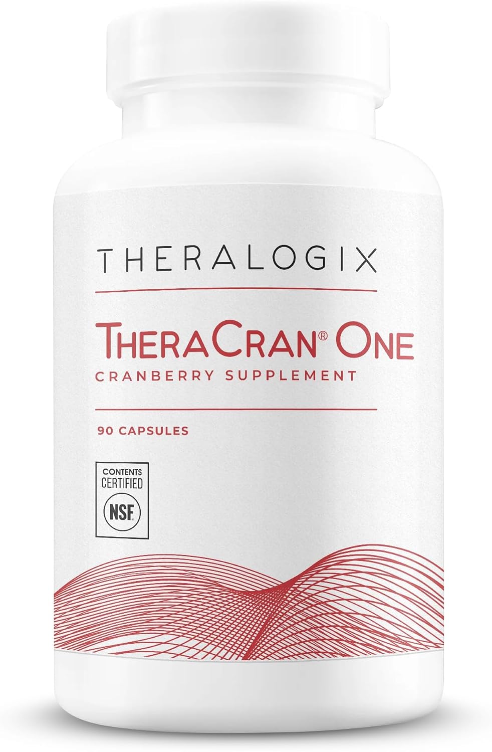 Theralogix TheraCran One Cranberry Capsules - 90-Day Supply - Supplement for Men & Women - to Support Urinary Tract Health* - 36mg Soluble PACs per
