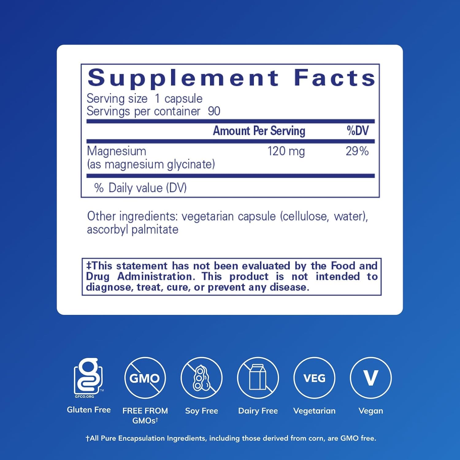Pure Encapsulations Magnesium (Glycinate) - Supplement to Support Stress Relief, Sleep, Heart Health, Nerves, Muscles, and Metabolism* - with Magnesium Glycinate - 360 Capsules | Supplement to Support Stress Relief, Sleep, Heart Health, Nerves, Muscles,…