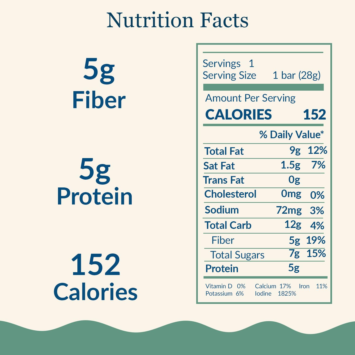 Maine Coast, Bar Kelp Sesame Original Organic, 1 Ounce