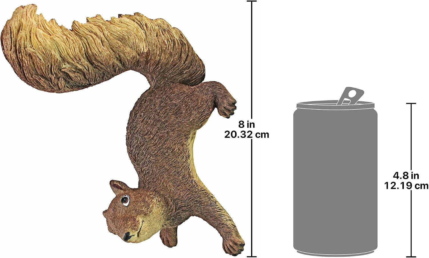 Design Toscano Simone, The Squirrel Hanging Sculpture