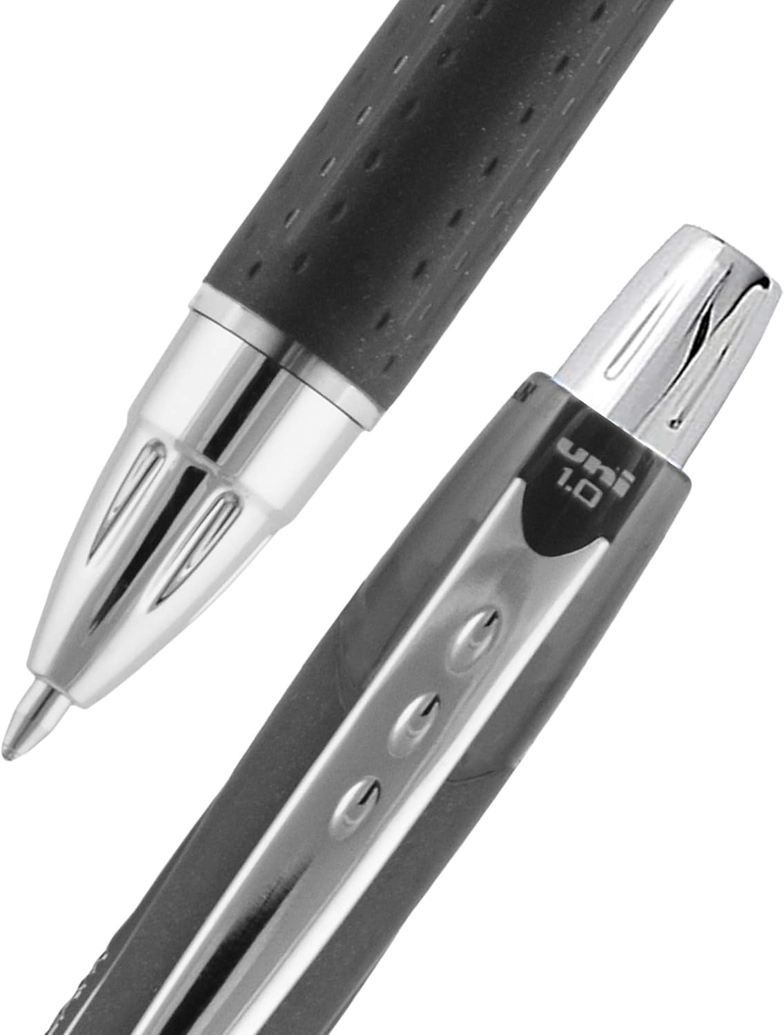 uni-ball Jetstream RT Ballpoint Pens, Bold Point (1.0mm), Black, 3 Count | Retractable, Smooth Writing, Quick-Drying, Smear-Resistant