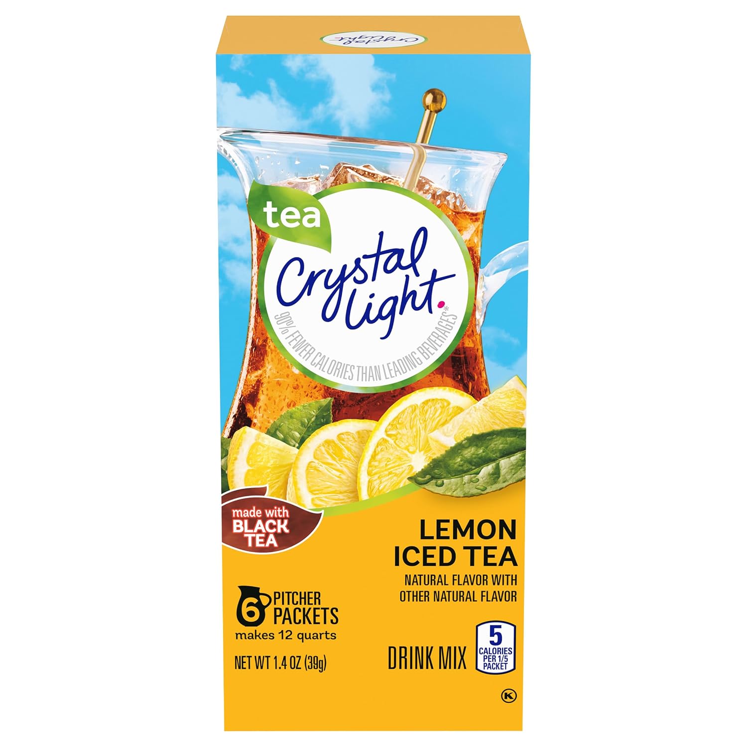 Crystal Light On-The-Go Drink Mix Packets, Sugar Free Powdered Water Enhancer, Naturally Flavored Low Calorie Beverage Mix, Cherry Pomegranate, 0.11 Ounce Packets, 10 Count (Pack of 4)