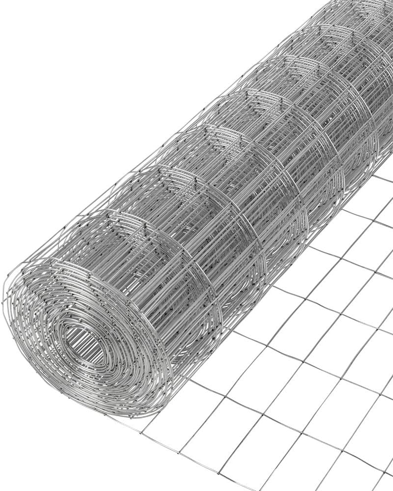 YARDGARD Galvanized Welded Wire Fence, 2 x 1-In. Mesh, 24-In. x 100-Ft.