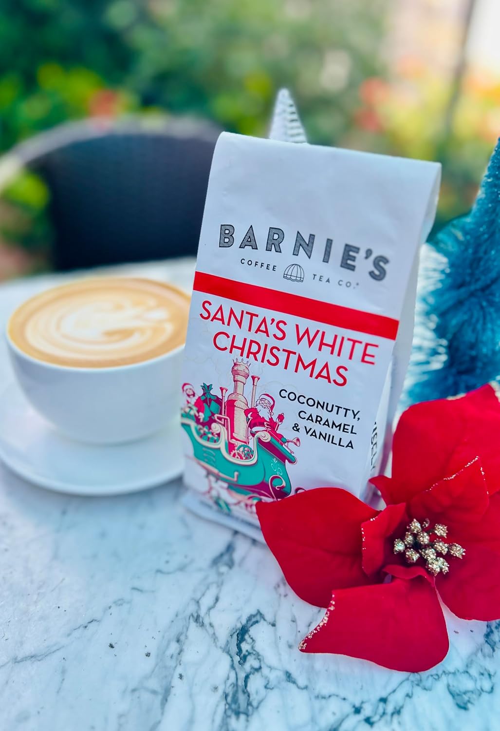 Barnie's Coffee English Salted Toffee Ground Coffee with Caramel, Molasses and Salted Creamy Butter Flavors, Medium Roasted Arabica Coffee Beans