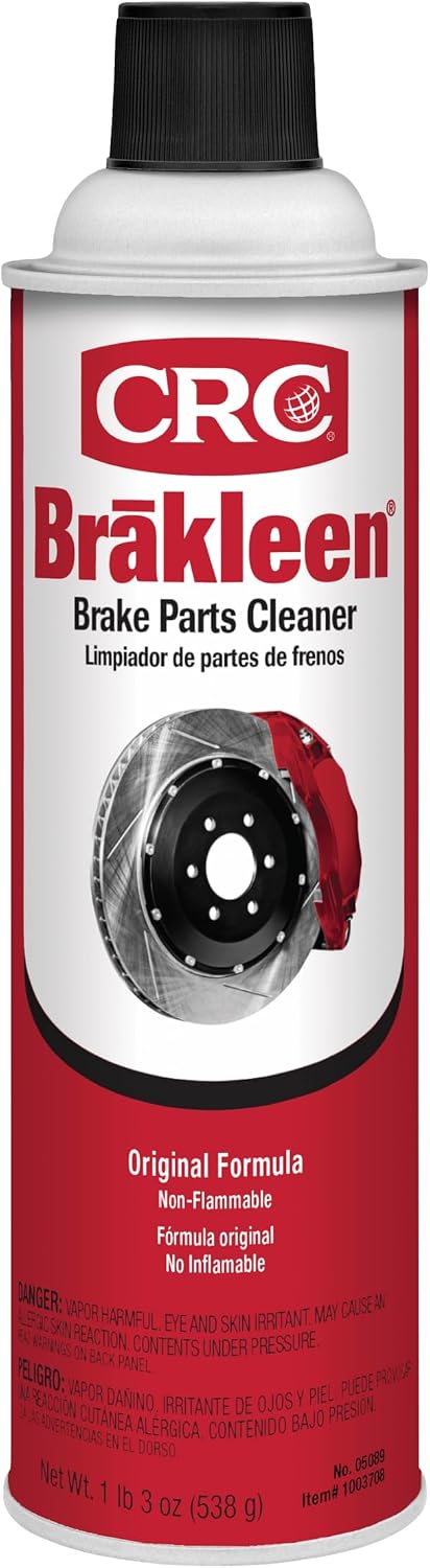 CRC BRAKLEEN Brake Parts Cleaner - Non-Flammable -1lb 3 Oz (05089)