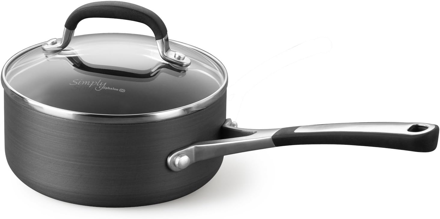 Simply Calphalon Nonstick 1-Quart Sauce Pan