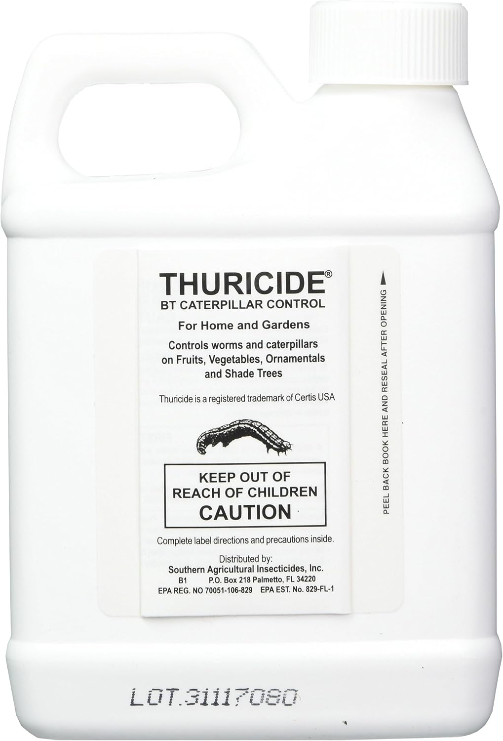 Southern Ag Thuricide BT Caterpillar Control, 16oz - Pint