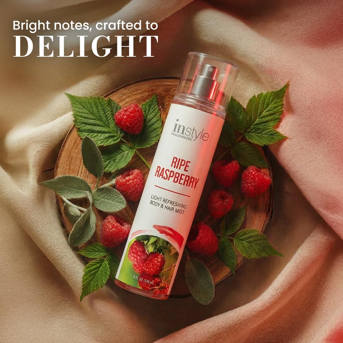 Instyle Fragrances Light Refreshing Body & Hair Mist, Tahitian Vanilla