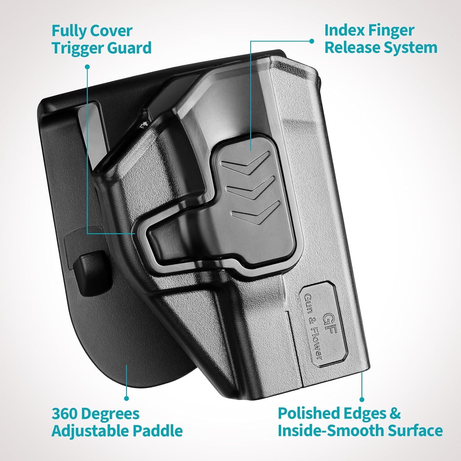 Taurus G2C Holster, Taurus G3C Holster, 9mm/.40 Cal OWB, Level II Paddle