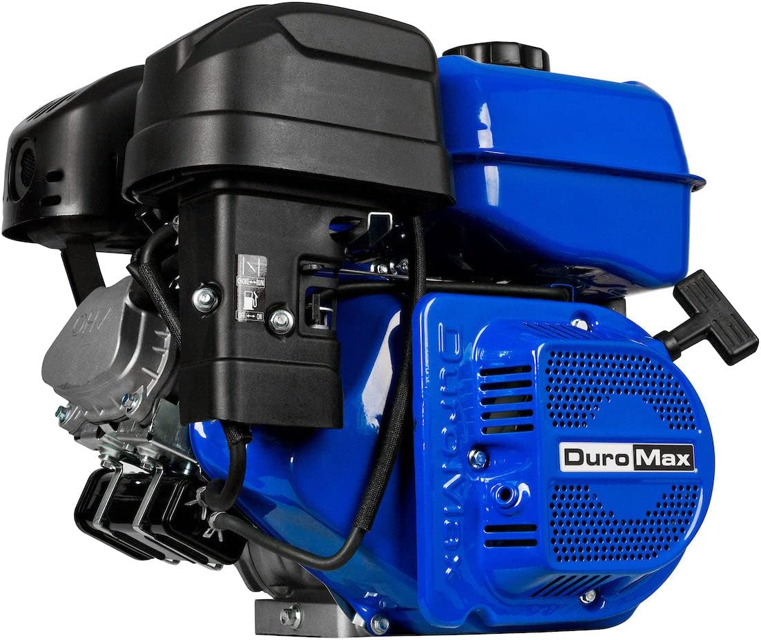 DuroMax XP7HPE 208cc Electric Start Gas Powered, 50 State Approved, Multi-Use Engine Blue
