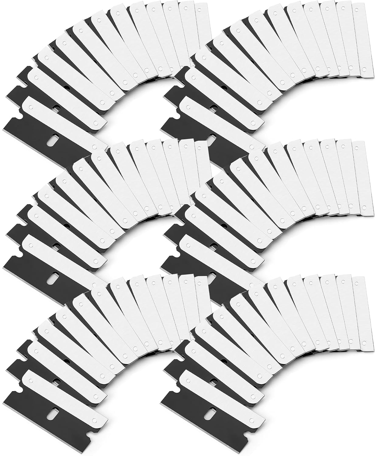 Bates- Razor Blades, 50 pcs, Carbon Steel Flat Scraper Blades