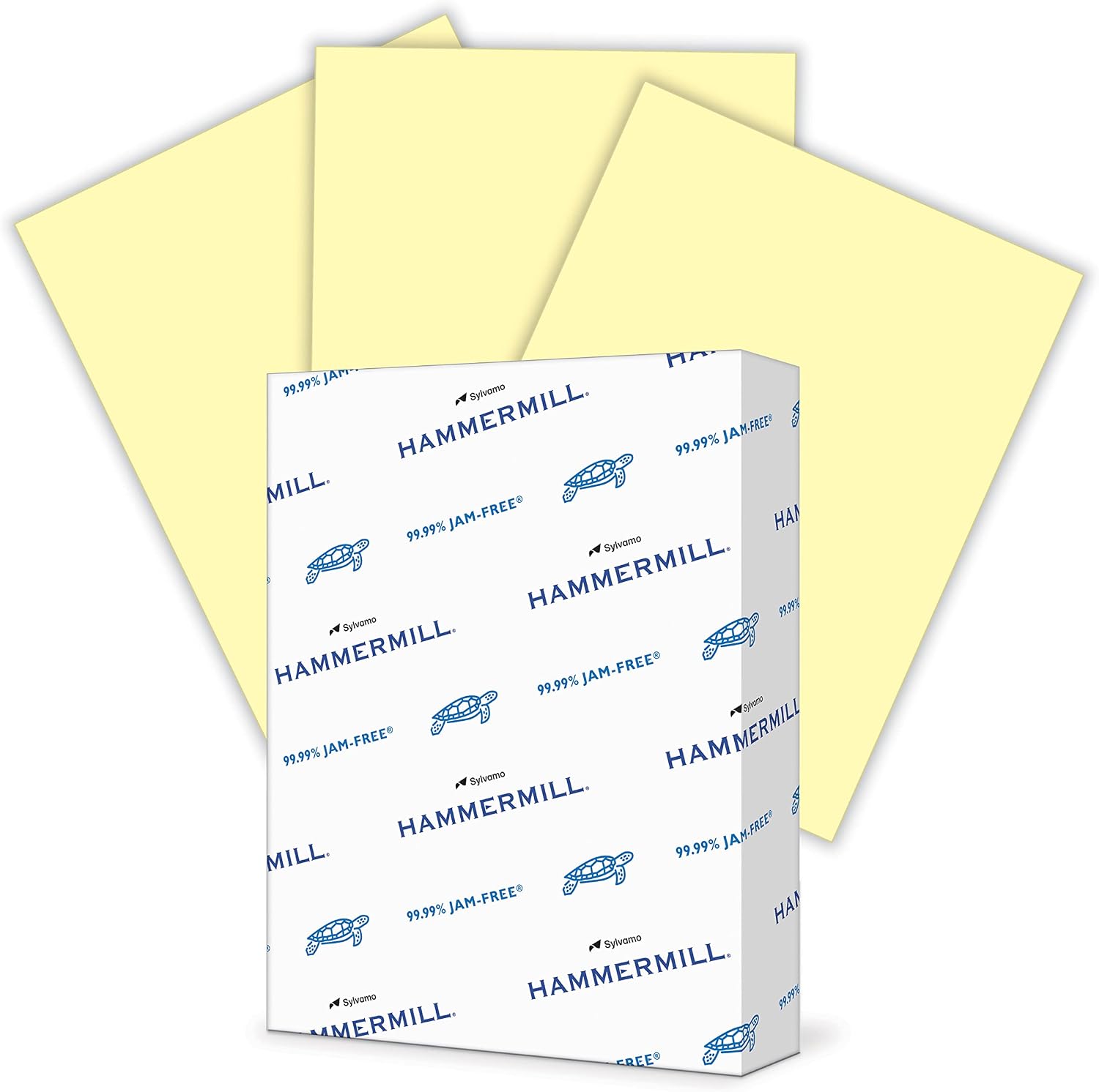 Hammermill Colored Paper, 20 lb Blue Printer Paper, 8.5 x 11 - Made in the USA, Pastel Paper, 103309R - 1 Ream (500 Sheets)