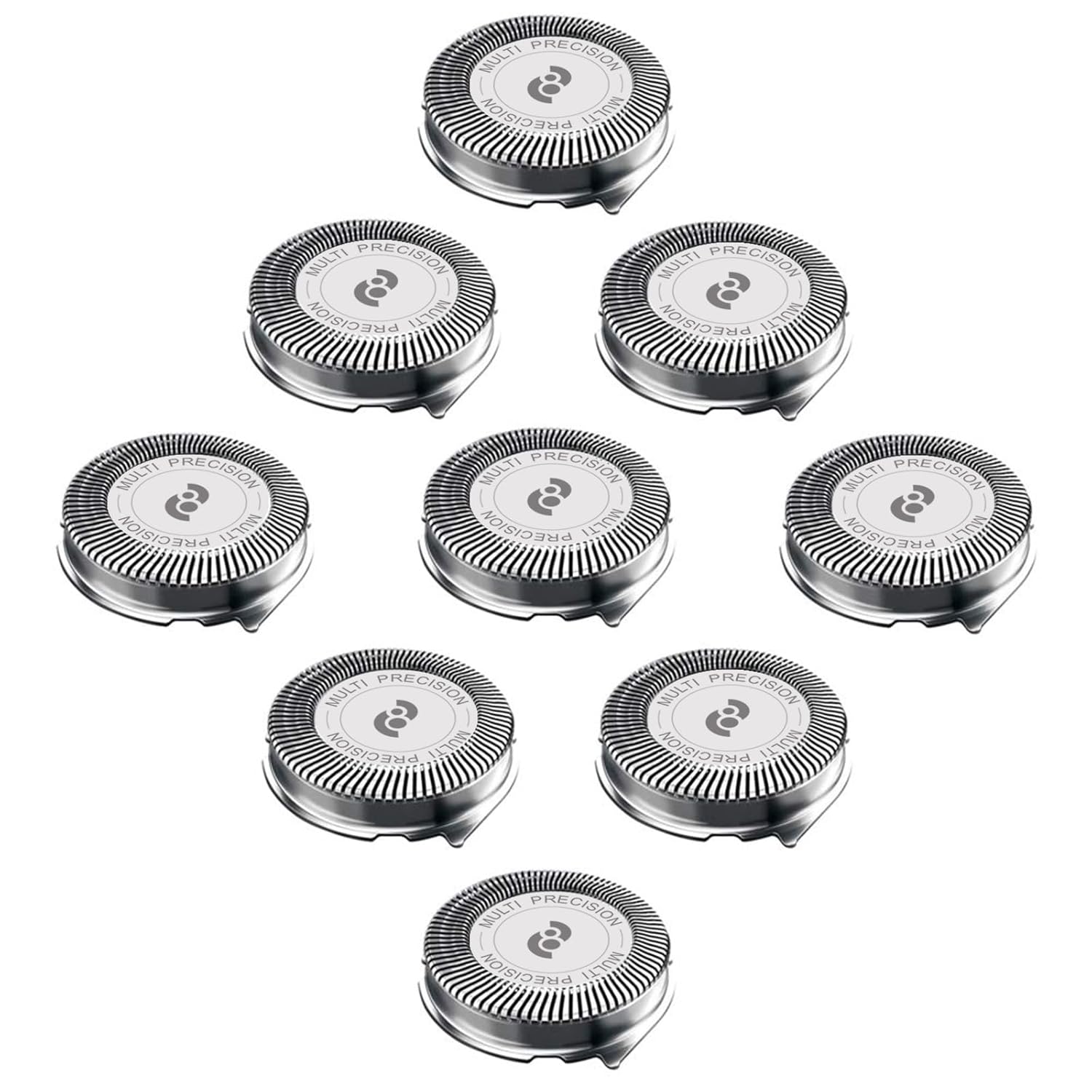 HQ8 Replacement Heads for Philips Norelco Aquatec Shaver, 9 PCS/Pack