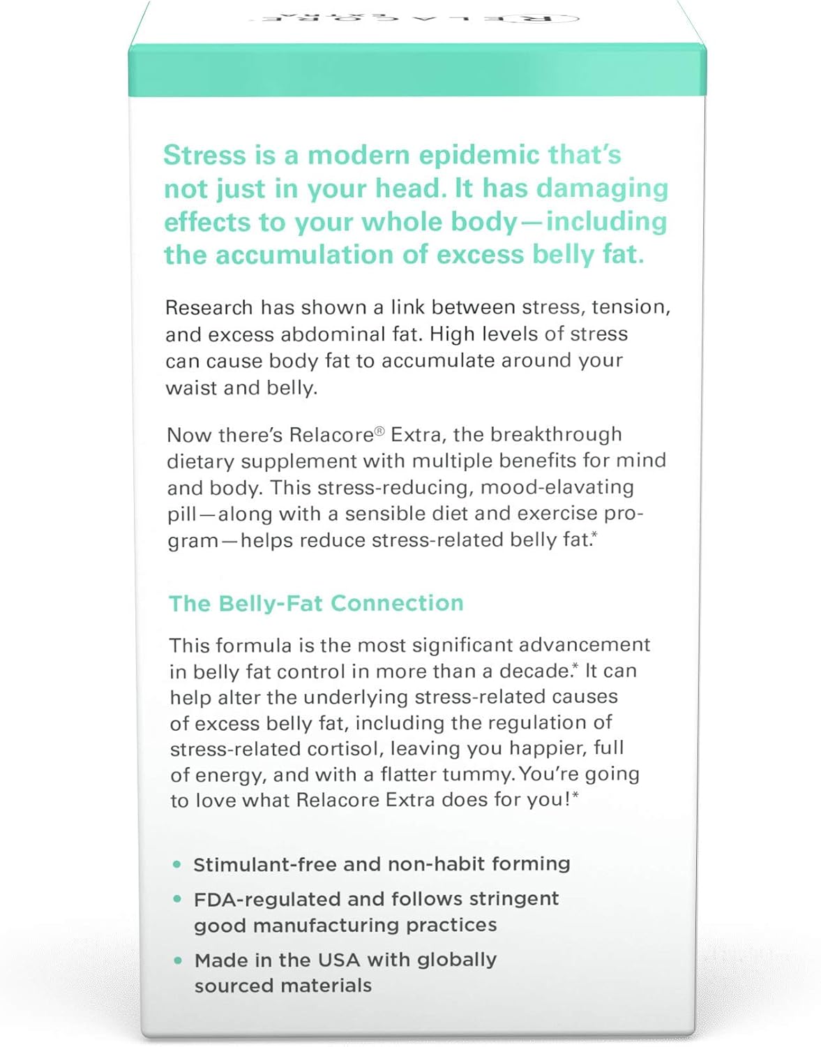 Relacore Extra | Cortisol Support for Women | Daily Stress Supplement
