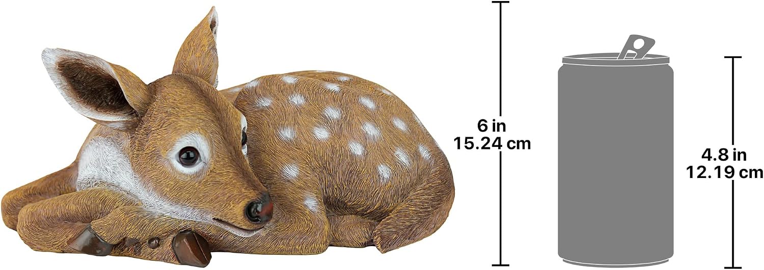 Design Toscano Darby, the Forest Fawn Baby Deer Statue