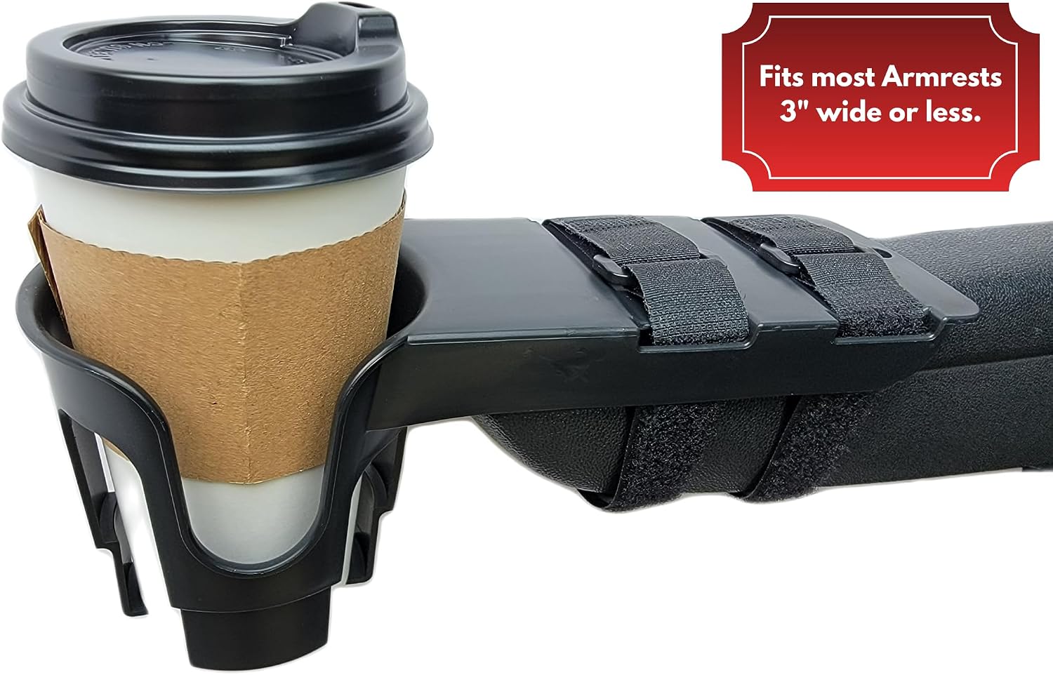 Wheelchair Cup Holder for Armrests – Nearly Universal OH for Power Chairs
