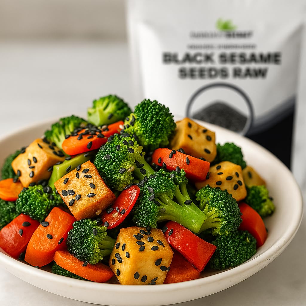 Mayan's Secret - Organic Black Sesame Seeds Raw – USDA Certified, Vegan, Non-GMO