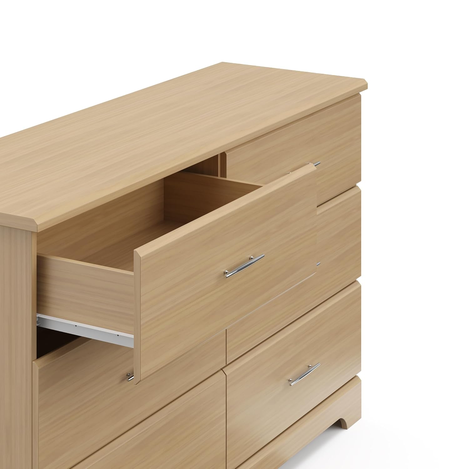 Storkcraft Brookside 2 Drawer Changing Table Dresser, Pebble Gray