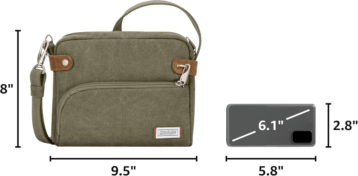 Travelon Anti-Theft Heritage Small Crossbody Bag