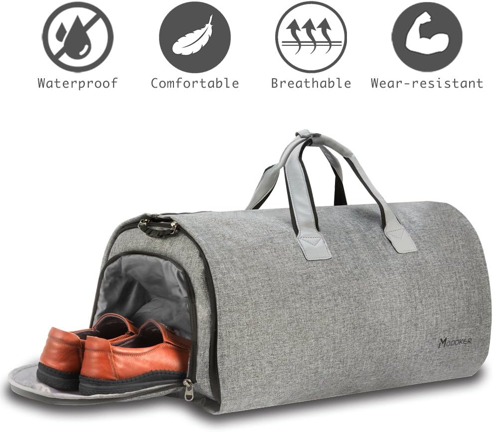 Garment Bags for Travel, 45L Carry on Convertible Garment Duffle bag