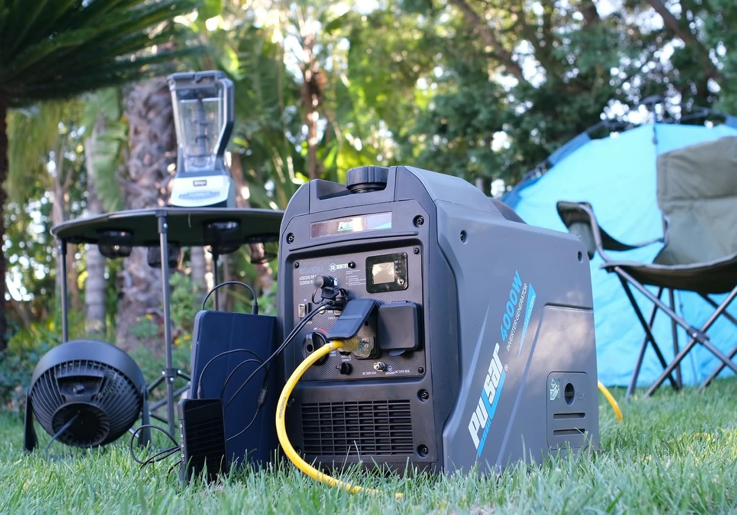 Pulsar 2,300W Portable Gas-Powered Quiet Inverter Generator With USB Outlet & Parallel Capability, Carb Compliant, G2319N