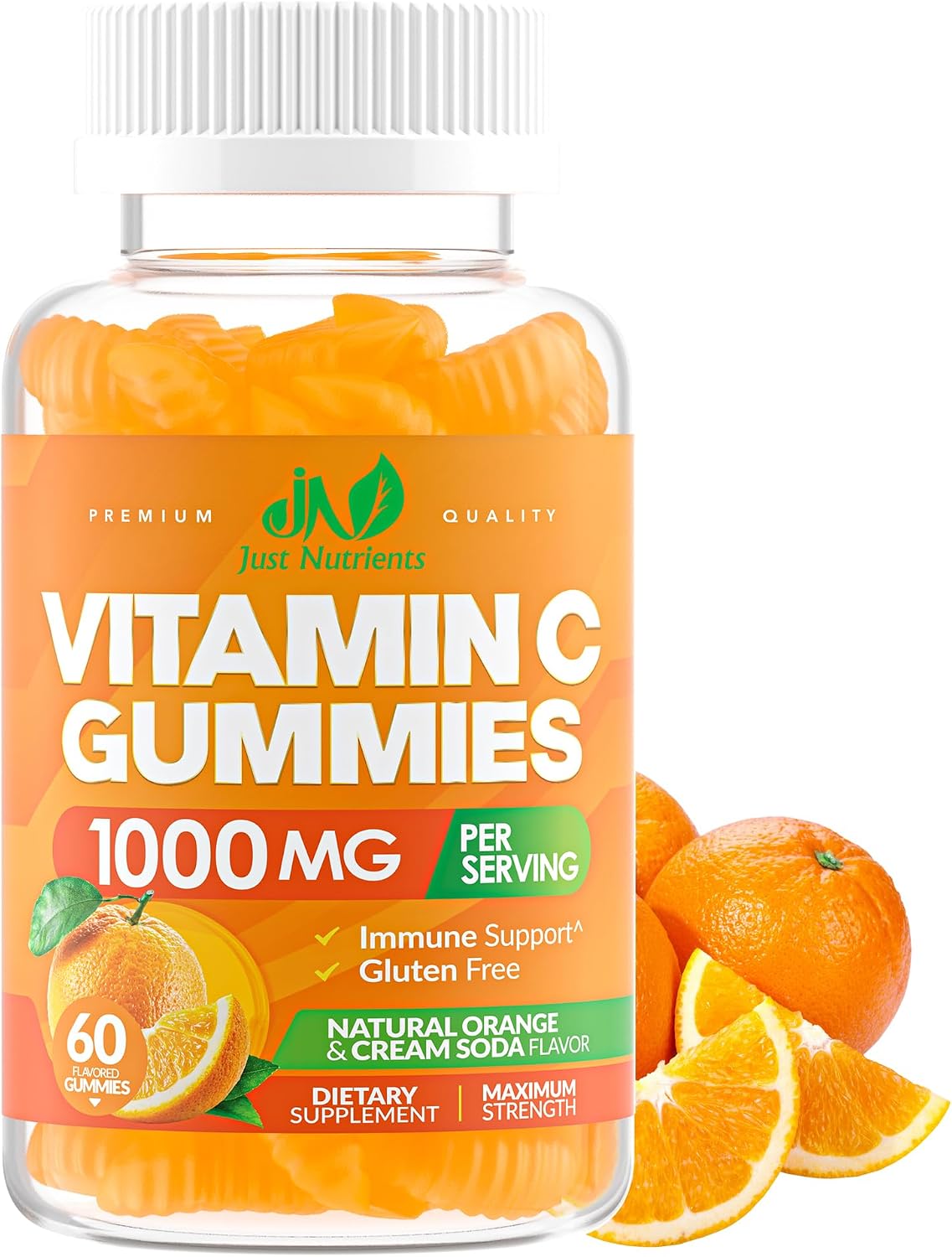 Vitamin C 1000mg Gummies – Chewable Multivitamin for Adults & Kids