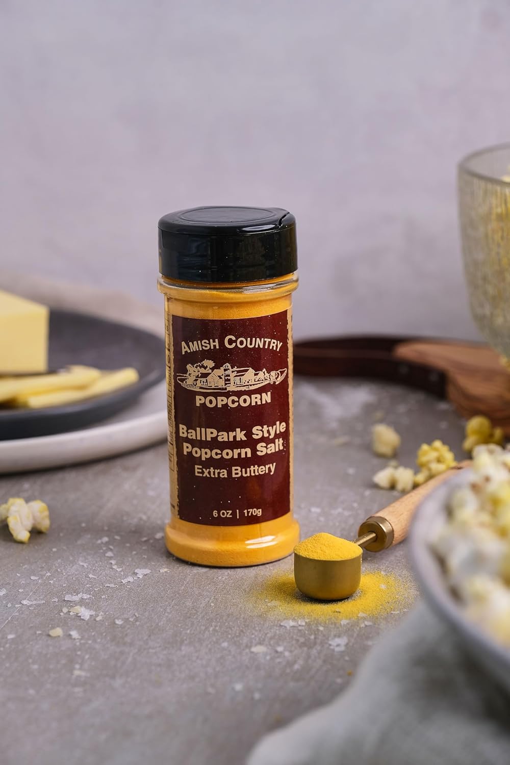 Amish Country Popcorn | Oil and Seasoning Variety Pack | Coconut Oil - 30 oz and Ballpark ButterSalt Popcorn Salt - 5.5 oz | Old Fashioned