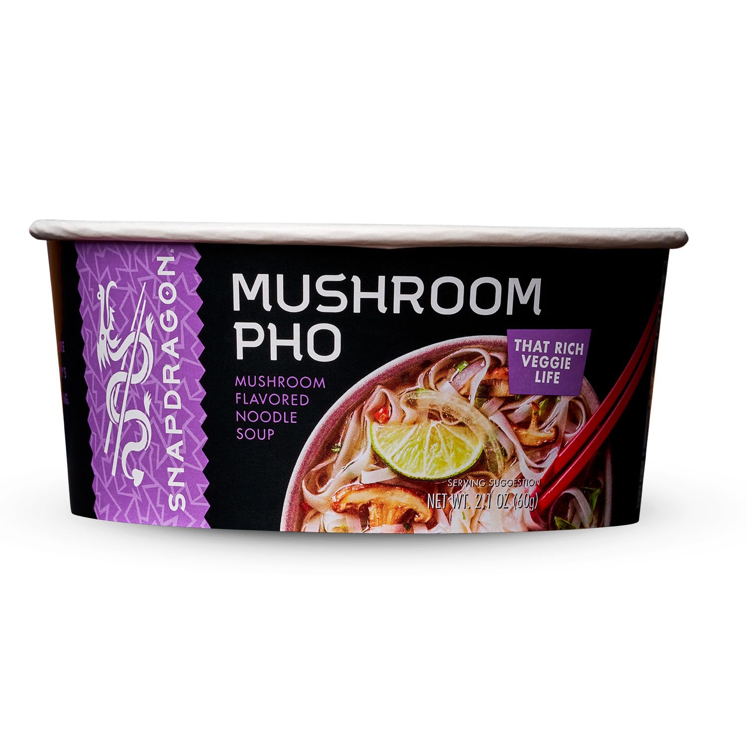 Snapdragon Laksa Curry Instant Noodle Bowls | Coconut Curry Flavor with Rice Noodles | Gluten-Free | No MSG Added | 2.1 oz (6 Pack)
