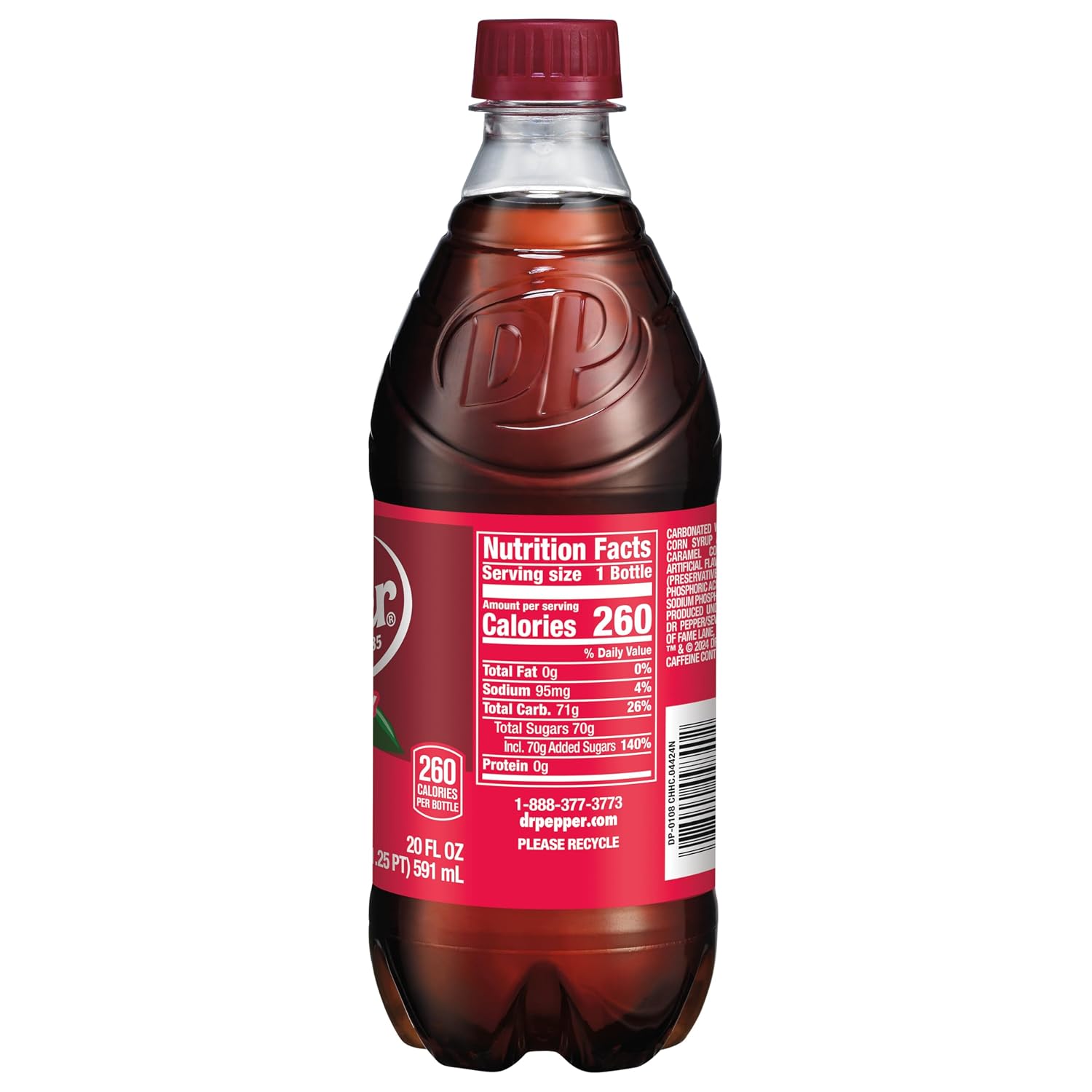 Dr Pepper, 6 PK, 24 Fl oz Bottles