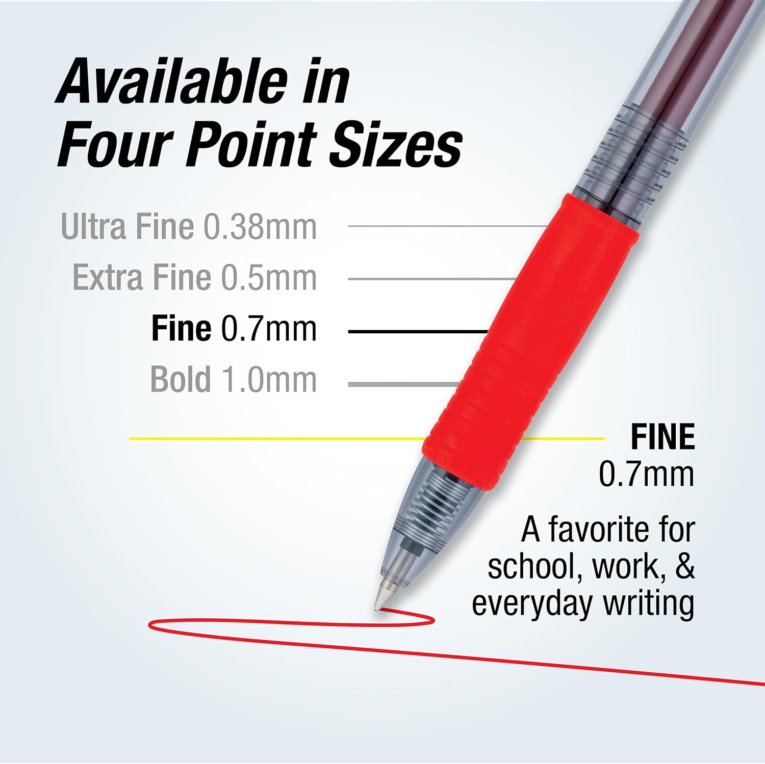 PILOT G2 Pens, 0.7mm, Black Ink, 12-Pack