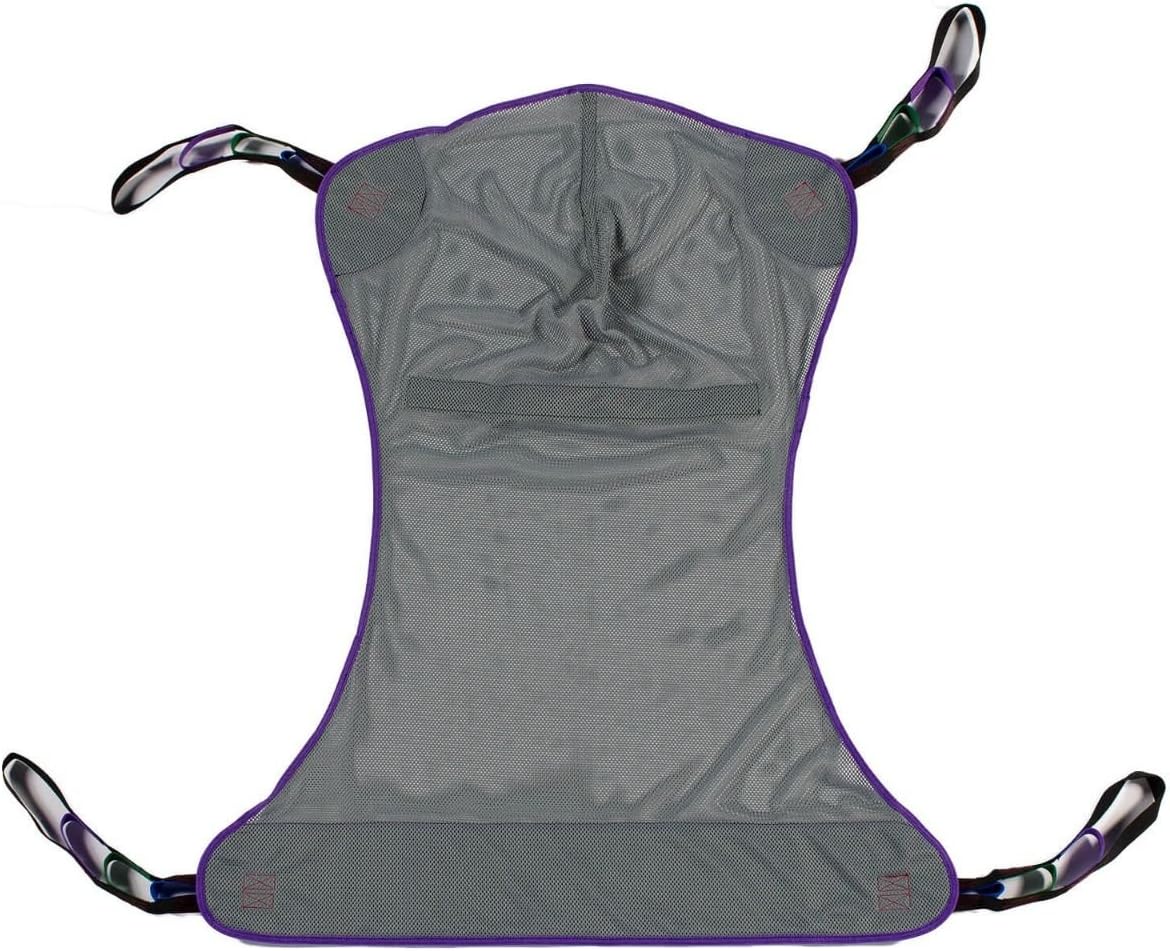 Patient Aid Full Body Mesh Patient Lift Sling for Safe Transfers | 110-200 lb Capacity | Breathable Mesh Fabric | Full Body Support | Hoyer Safe Lifting for Elderly & Bariatric