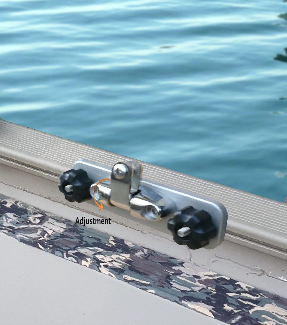 Brocraft Universal Boat Track Bimini Top Mount for Lund, Tracker Versatrack, Ranger, Lowe, G3, Starcraft