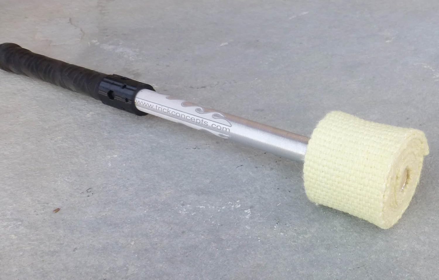 Fire Breathing and Ceremony Torches, 12" with Cushion Grip and Wick Made of Kevlar, By:Trick Concepts