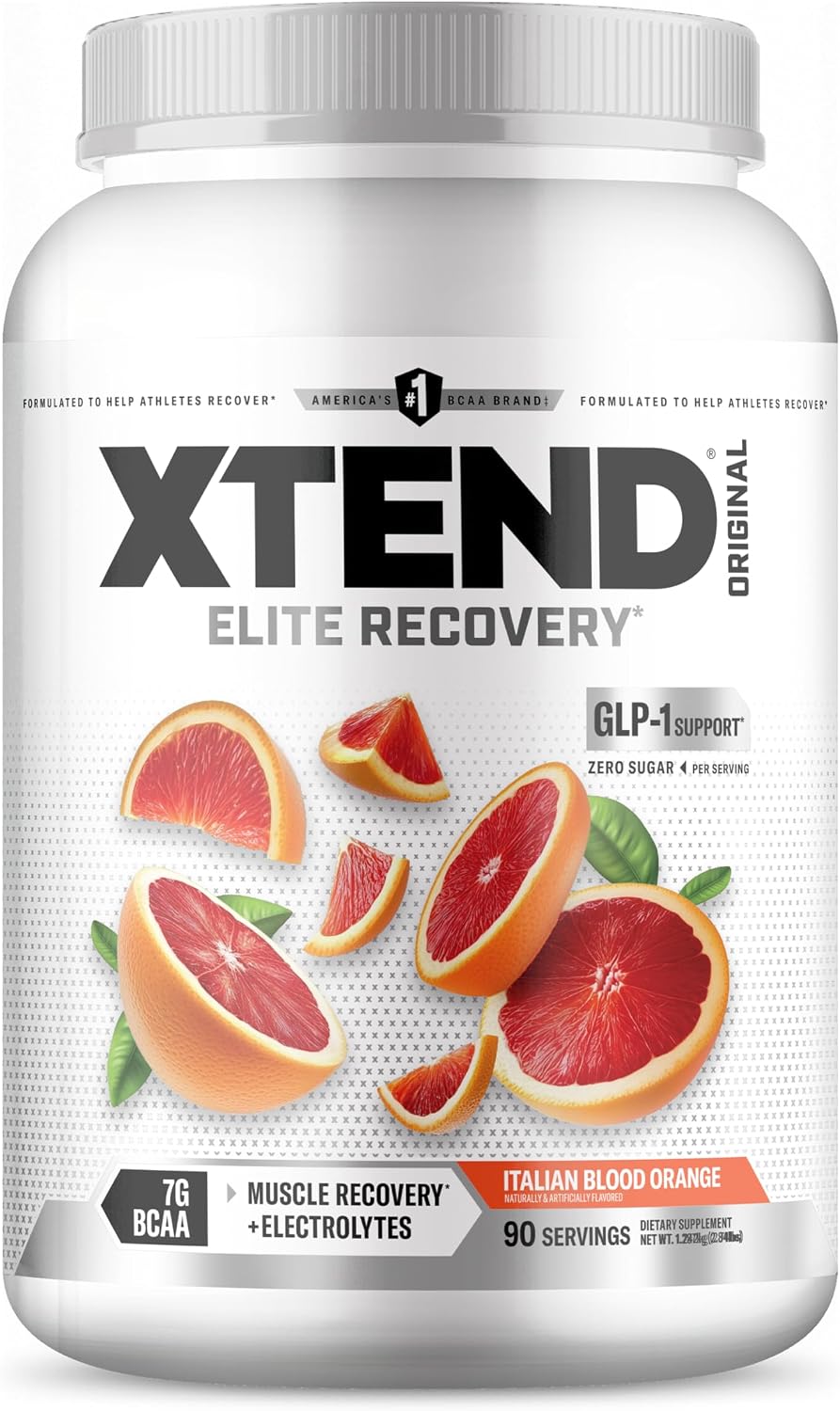Xtend Original BCAA Powder, 7g BCAAs and 2.5g L-Glutamine for Muscle Recovery Hydration and Lean Muscle, Sugar Free Intra and Post Workout Drink with Electrolytes, Watermelon Explosion, 30 Servings