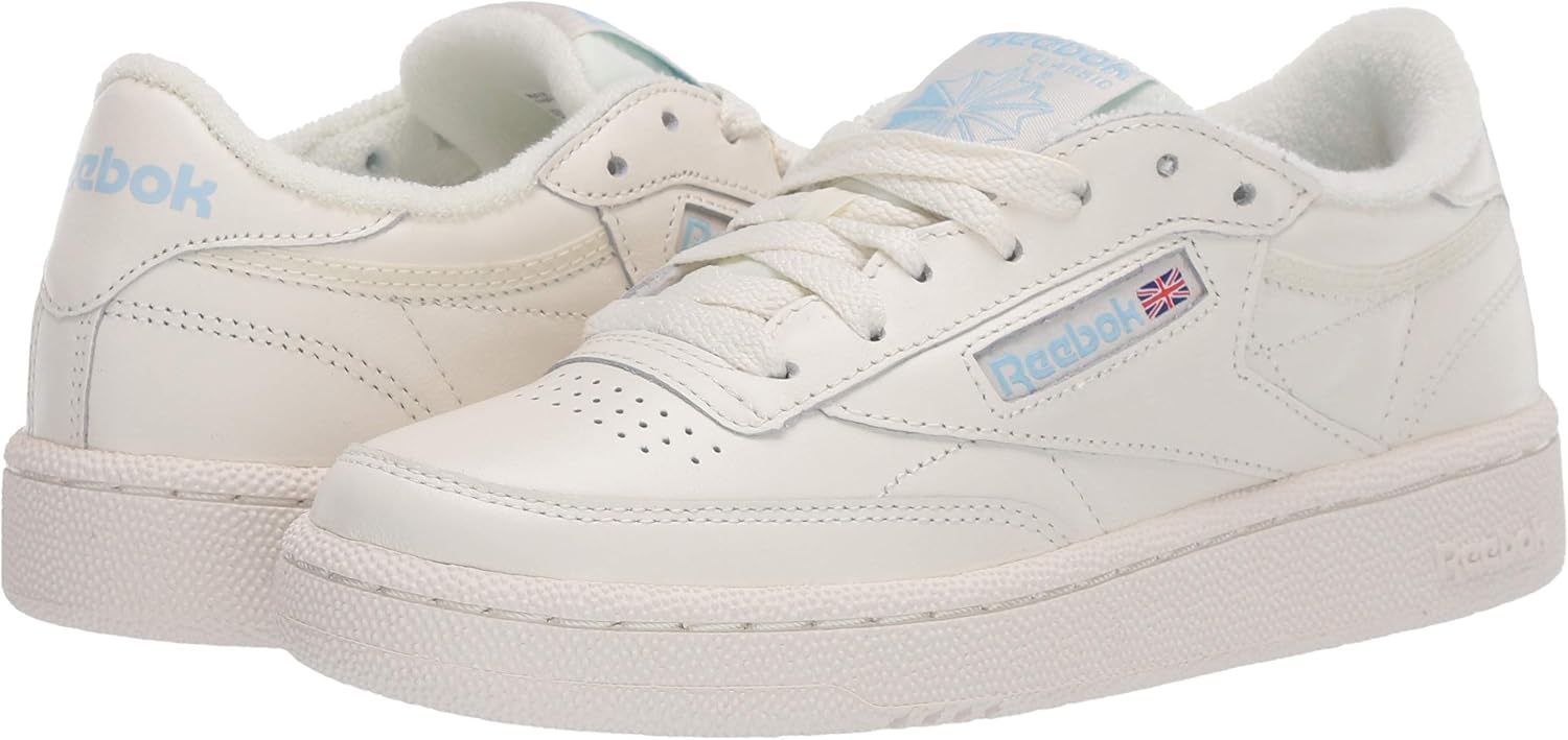 Reebok Club C 85 Mens Tennis Shoes, Casual Fashion White Sneakers for Men