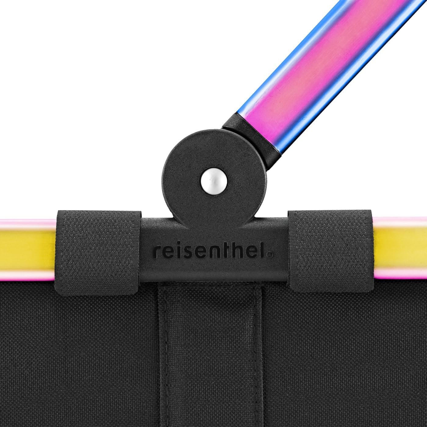 reisenthel carrybag frame black/black - Sturdy shopping basket with plenty of storage space and practical inner pocket - water-repellent